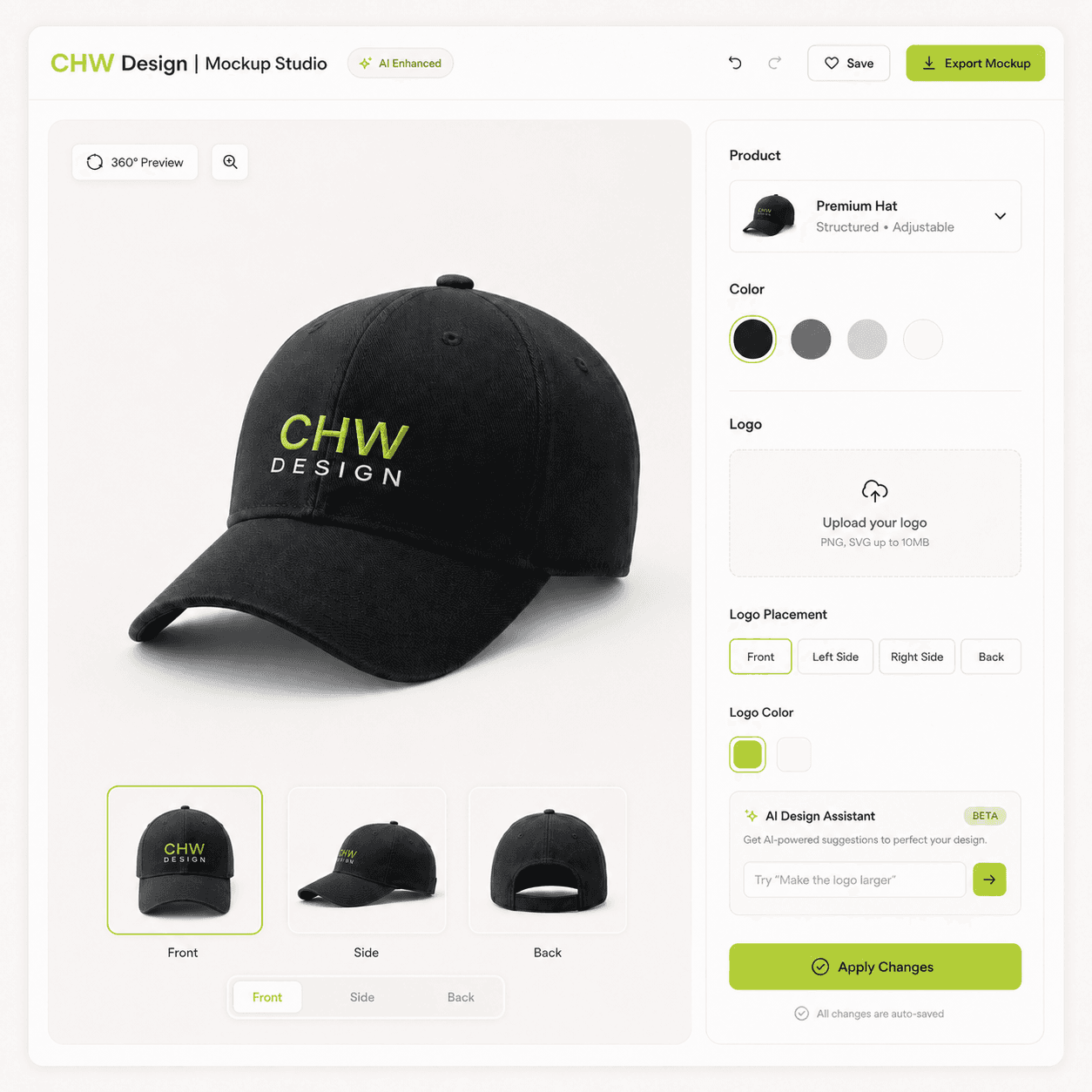 Design Studio apparel proof